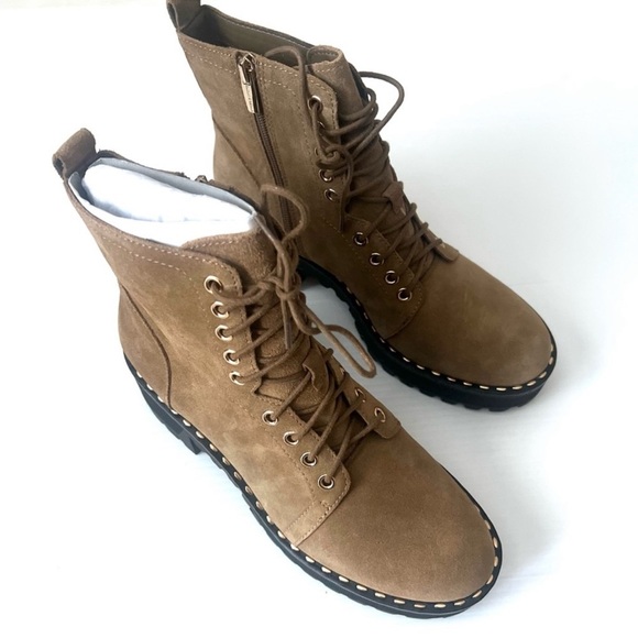 Vince Camuto Mecale Studded Hiking Boots Size 9.5 - Picture 2 of 7